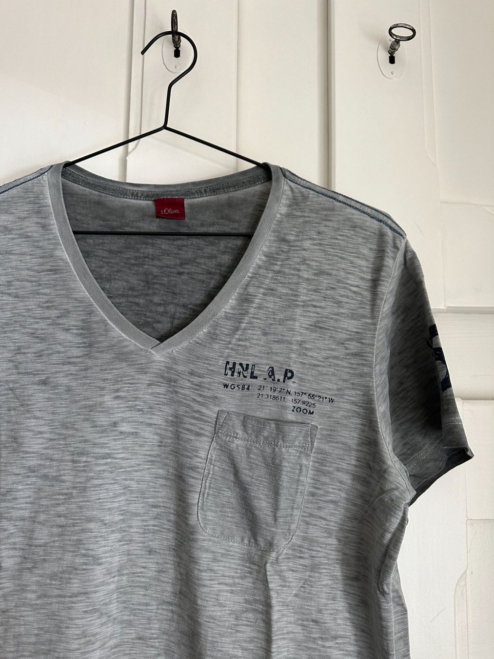 S.Oliver T-Shirts: S.OLIVER - T-Shirt hellgrau S – Gebraucht aus Zürich von Diazaio 1