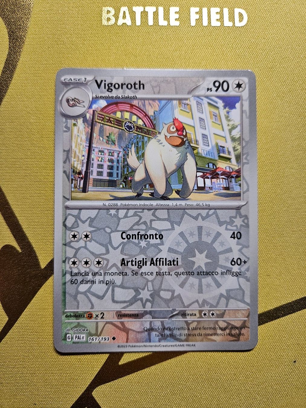 Pokémon Cartes à collectionner: Paldea Evolved - Vigoroth – D'occasion à Bellinzona par Pokemarco