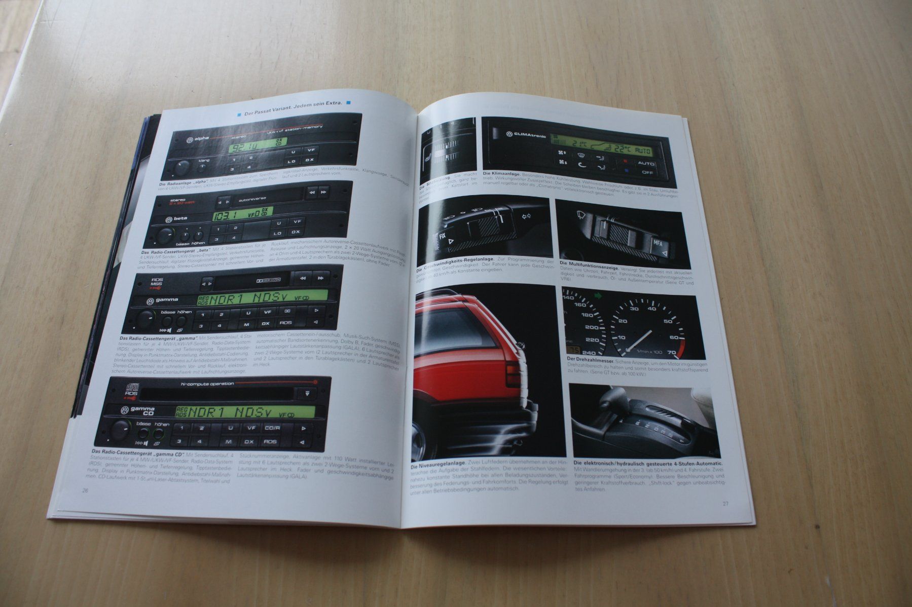 VW Documenti: VW Passat Variant Prospekt 8/1992 – Usato da Wikon venduto da erwin400 6
