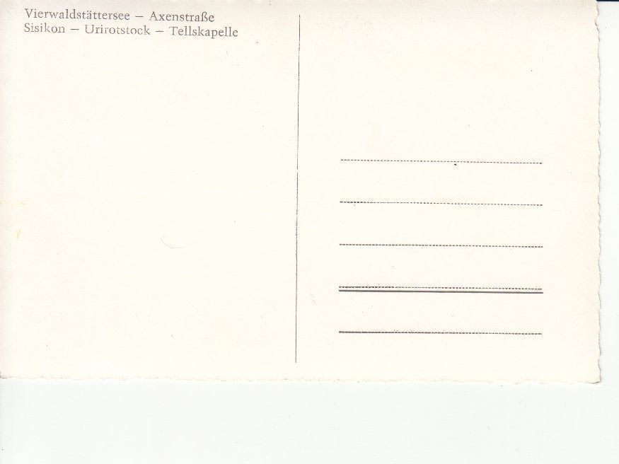 Cartoline postali: Sisikon um 1950 – Usato da Bürglen TG venduto da StampGraf 1