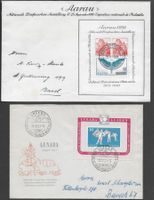 1938/51 Briefe illust. AARAU + LUNABA BLOCK Sonder-o ab 1.-