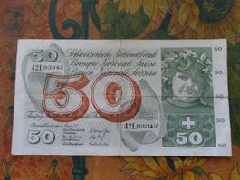 SUISSE  50  Francs  1973  (3342)  Billet