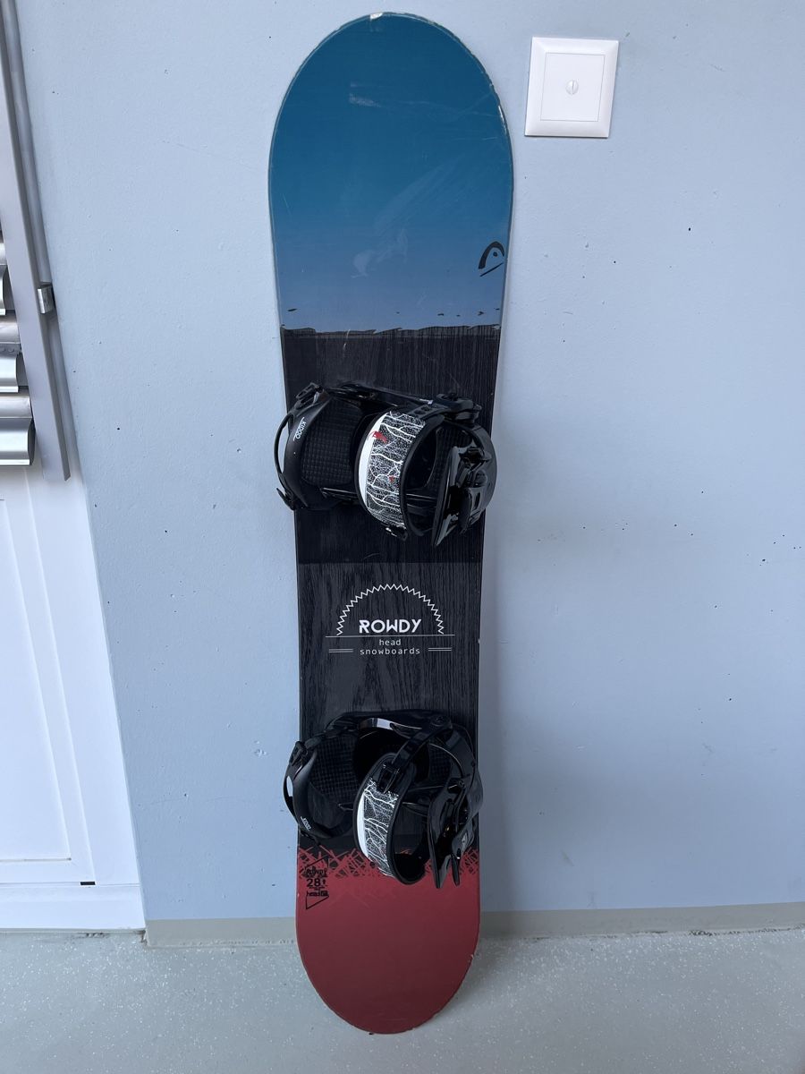 Head Board: Snowboard Head rowdy 128cm inkl. Bindung – Usato da Horgen venduto da pupcia01 2
