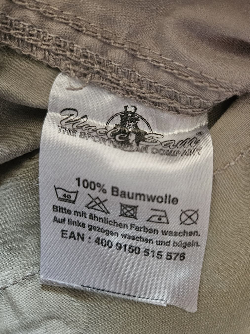 Pantaloni: Uncle Sam Cargo Hose Beige, Grösse L – Nuovo (secondo la descrizione) da Anwil venduto da tamoos 4