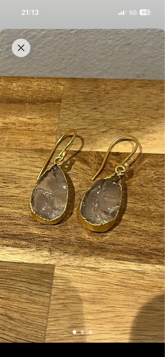 Orecchini pendenti & Orecchini a lobo: Kristallquarz-Ohrringe – Nuovo (secondo la descrizione) da Donat venduto da troja007 2