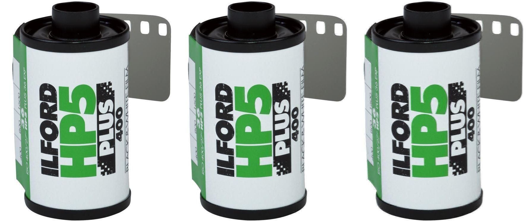 Ilford Pellicole: ILFORD HP5 Plus 400, 135-24 3er Pack – Nuovo e nell'imballaggio originale da Halden venduto da TopFoto