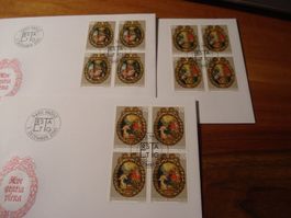 Liechtenstein 2001, Weihnachten, Satz, Einzel + 4erbl