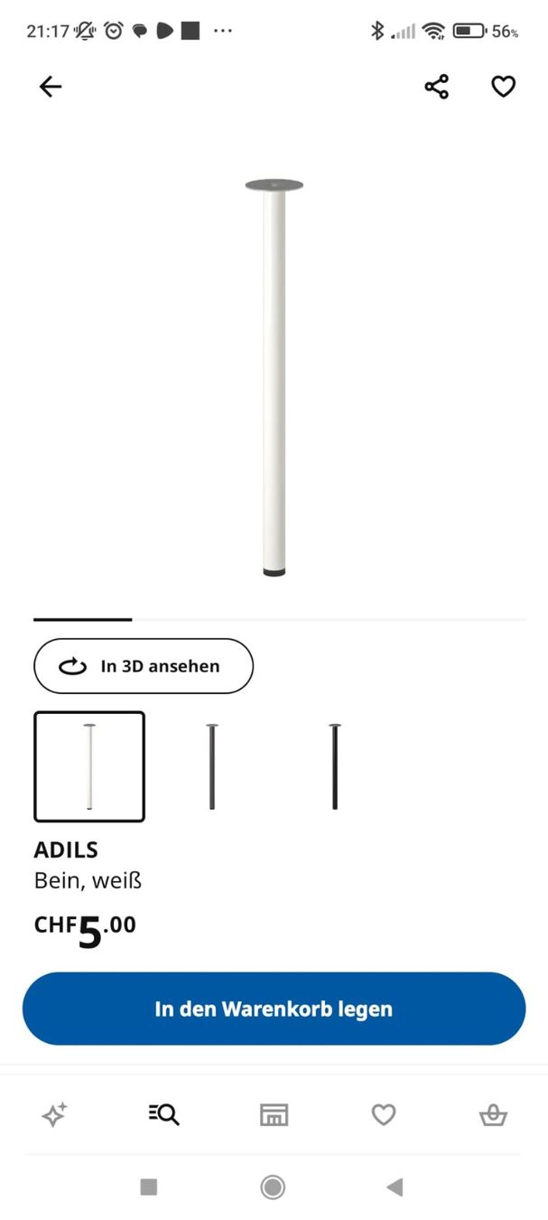 Scrivanie: IKEA Schreibtisch 200x60 cm – Usato da Au SG venduto da and_cra 3