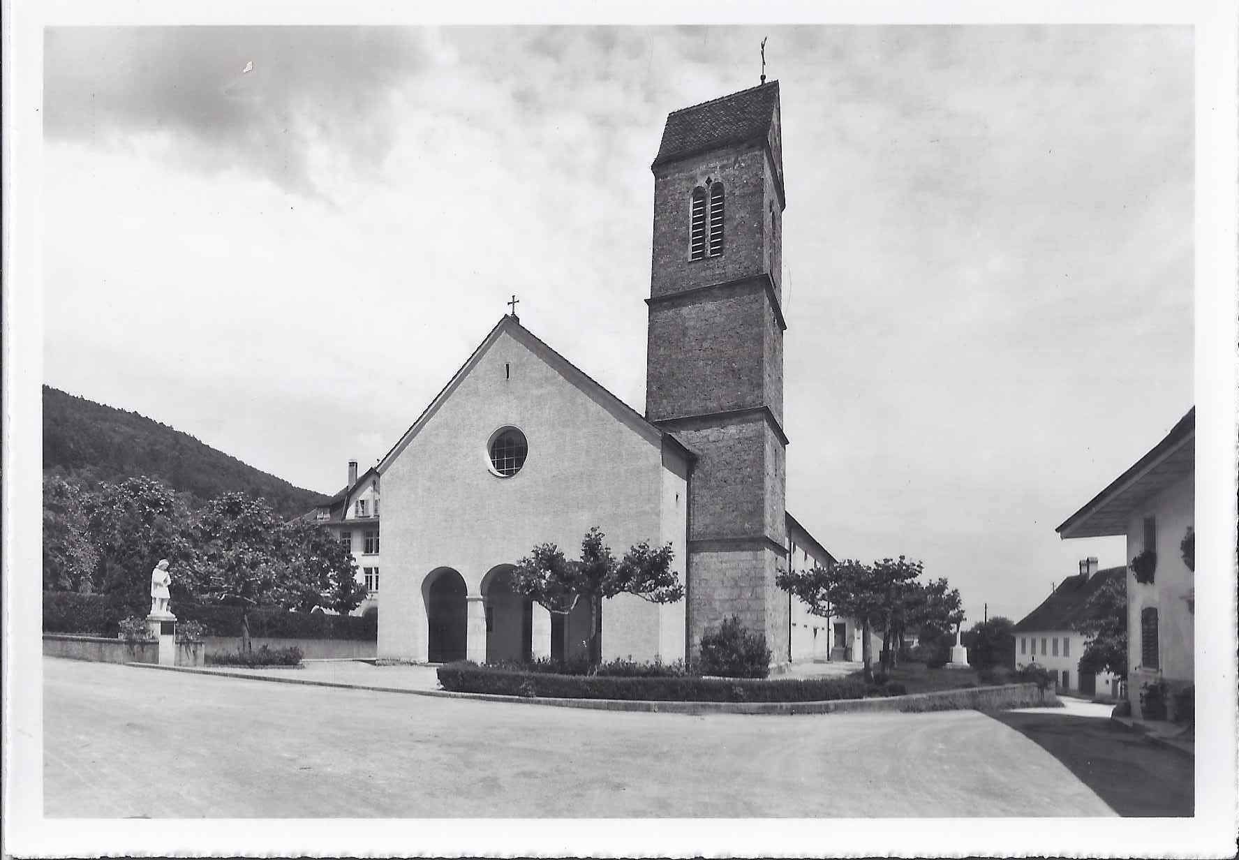 Cartoline postali: Oberbuchsiten SO Marienkirche  , ca.1970 – Usato da Solothurn venduto da Bepposol