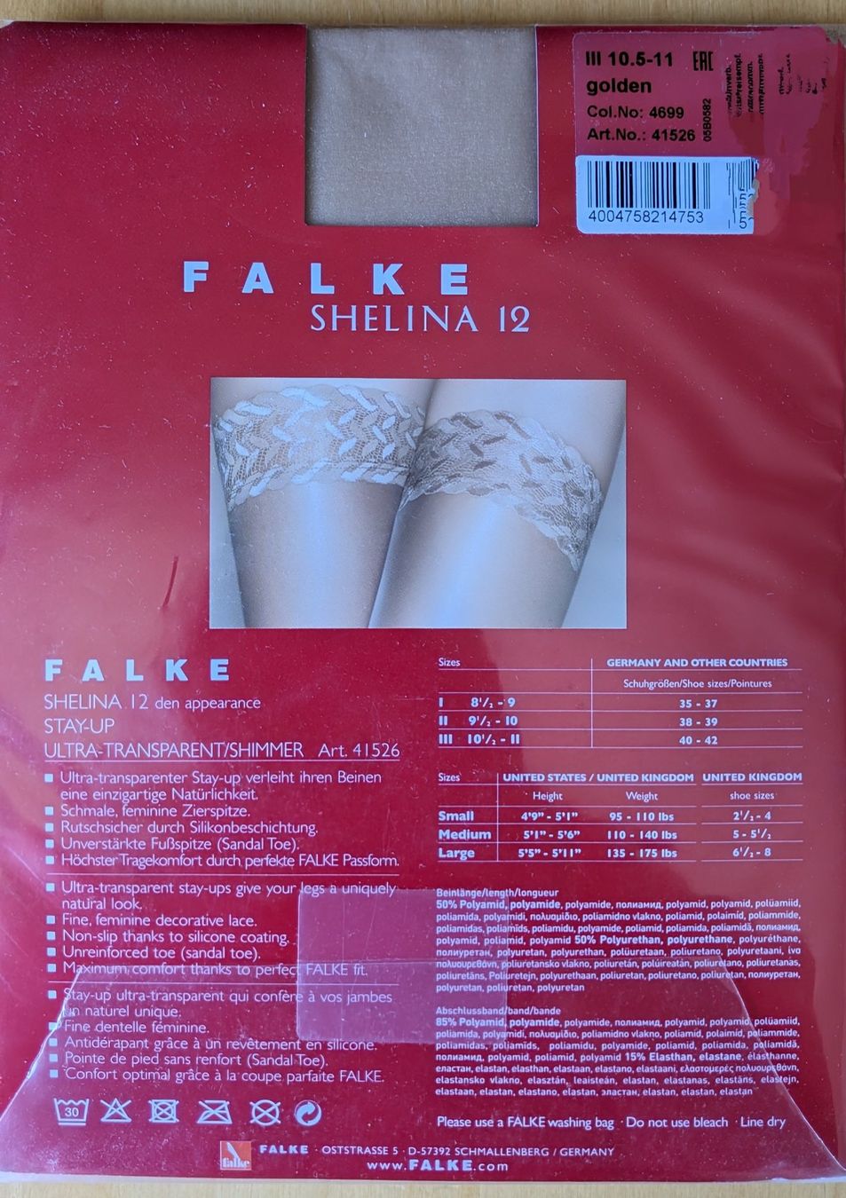 Falke Calze & Collant: Falke Stay-ups Gr. 3 – Nuovo e nell'imballaggio originale da Thalwil venduto da kat_d85f 1