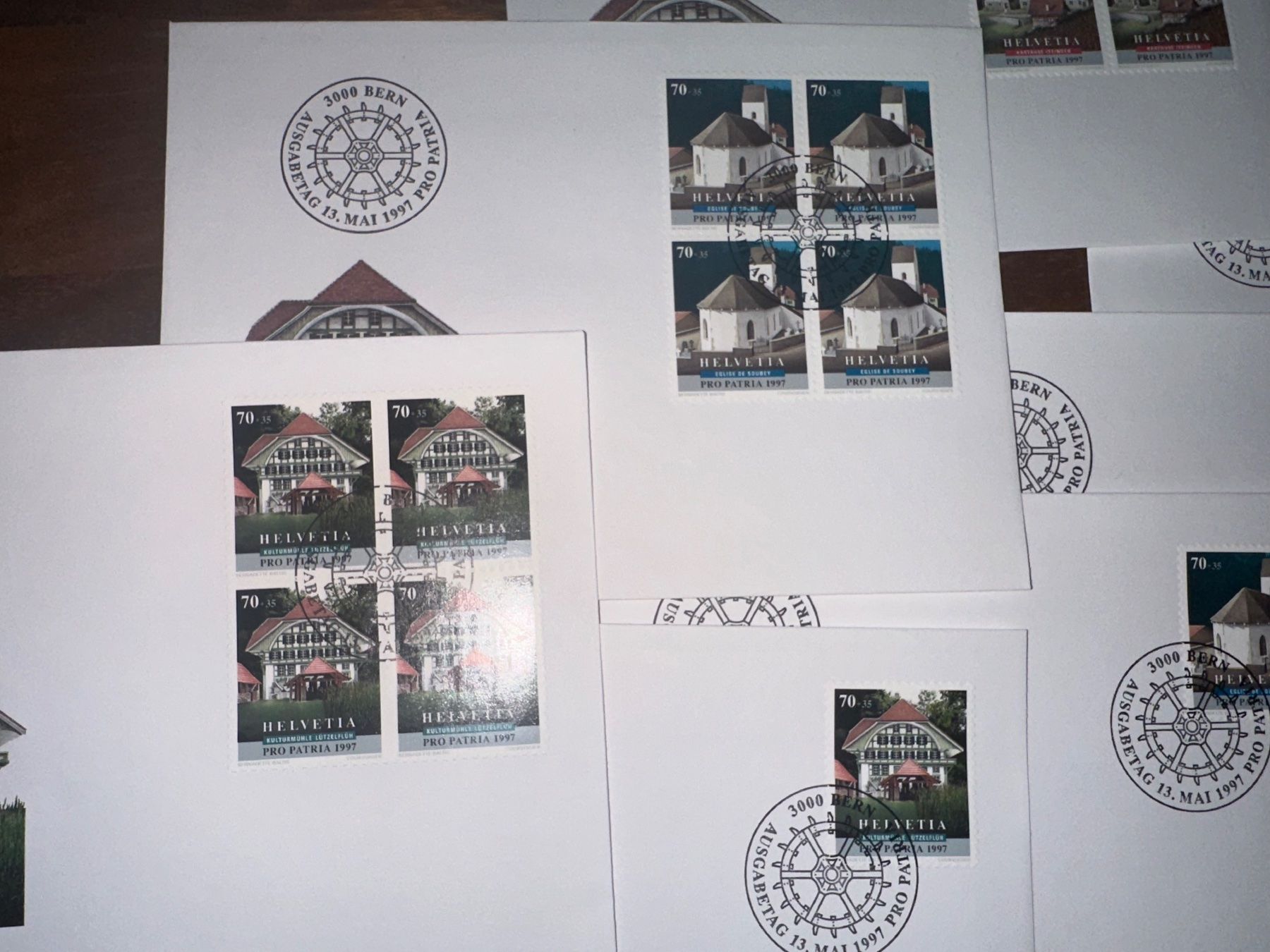 Tutti i francobolli: Set 1997 Pro Patria FDC Ersttagsumschlag – Usato da Stettfurt venduto da 2442 5