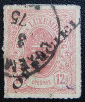 Luxemburg Kat. 4 I gest. 1875 sign. Kat. 750 Euro