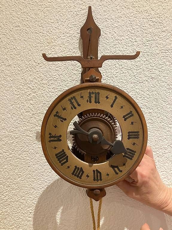 Orologi: Engadiner Holzräderuhr Bott - Schweizer Handarbeit – Usato da Bern venduto da rich77