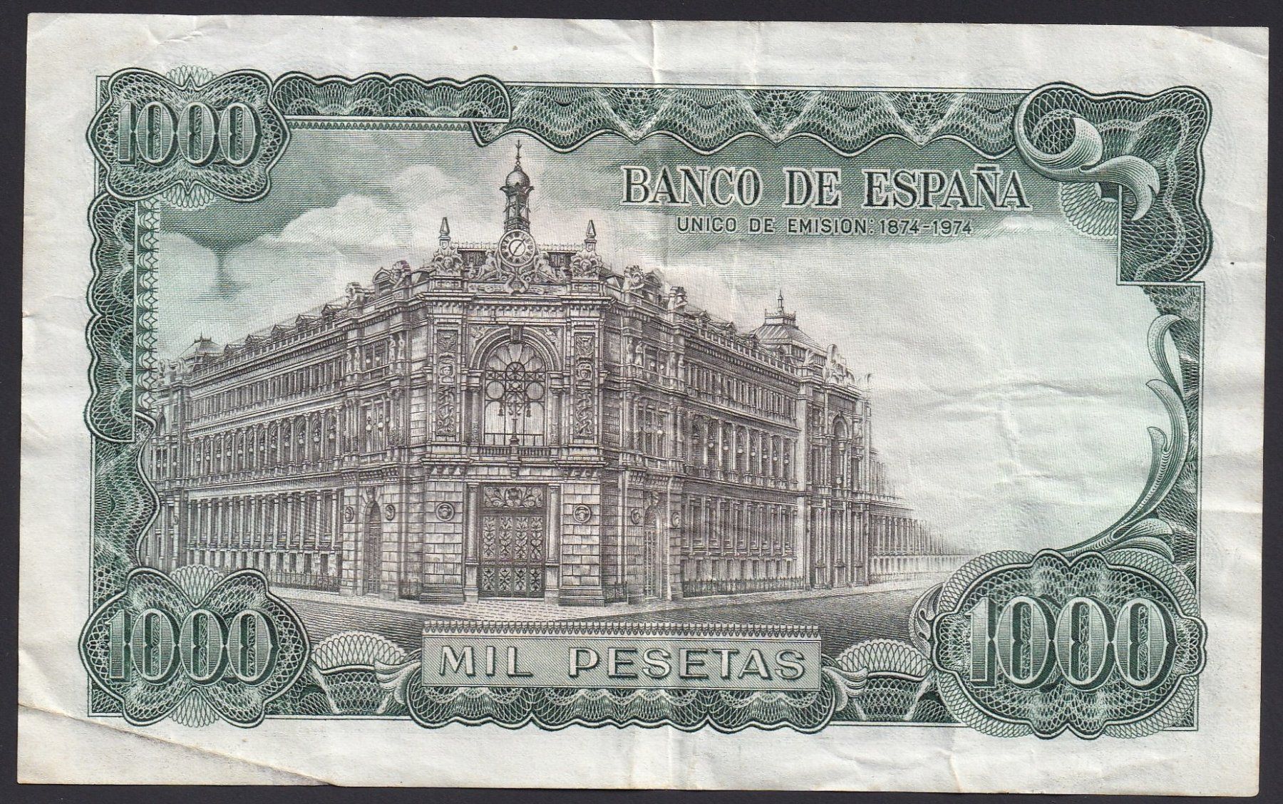 Banconote: Spanien 1000 Pesetas 1971 – Usato da Brugg AG venduto da banknoten_muesli 1