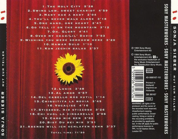 CD: Sonja Sieber -  Mut Zum Teilen F5, CD – Usato da Sessa venduto da fraenklishop 1