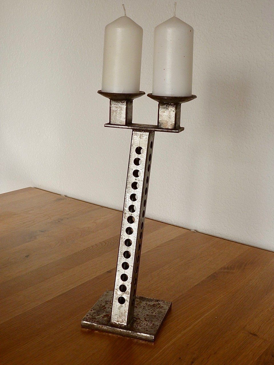 Portacandele: Kerzenständer Eisen / Industrie Stil – Usato da Zürich venduto da cornetto55 1