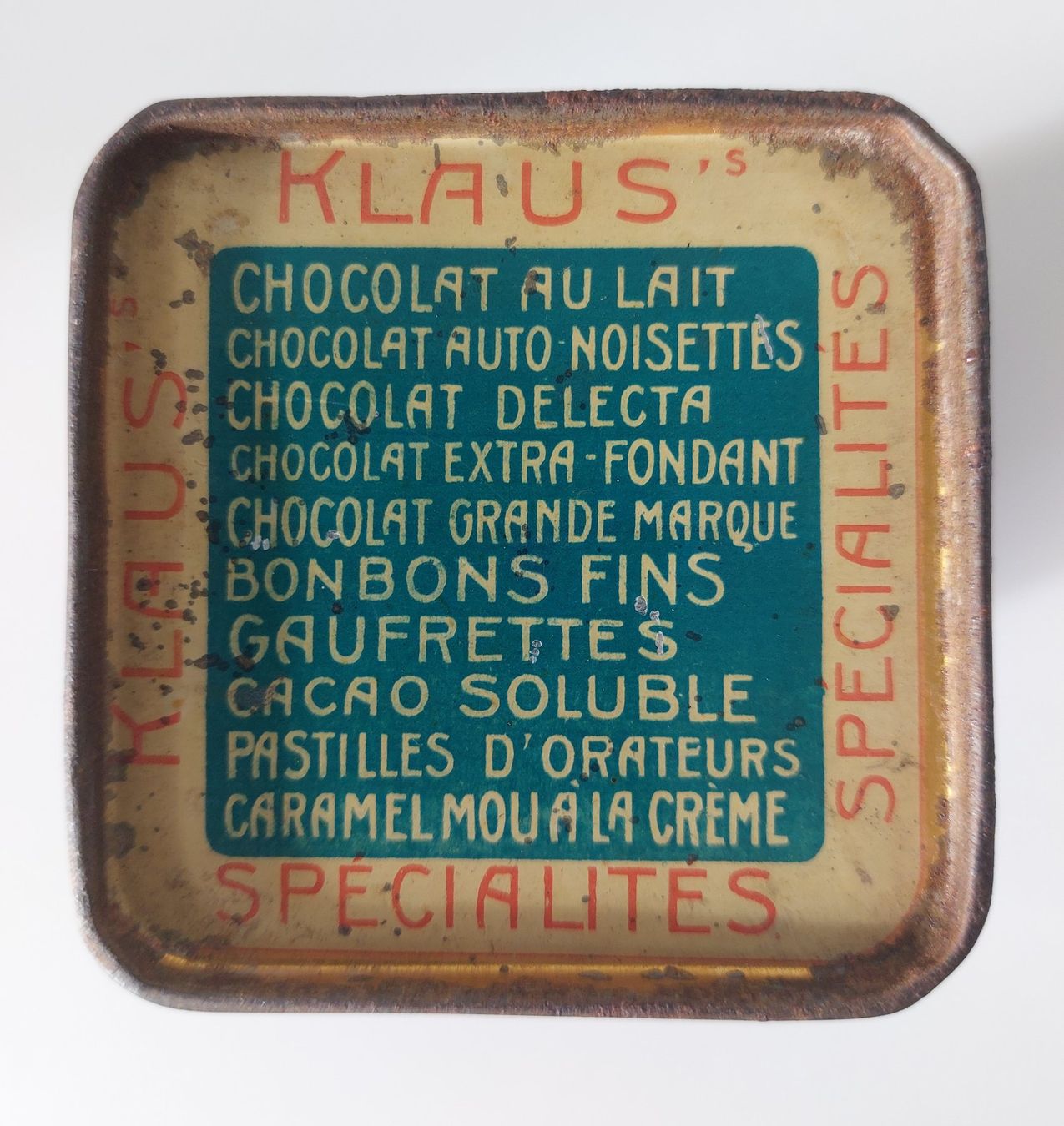 Cailler Dosen: Alte Blechbüchse Klaus Cacao Blechdose boite klein – Gebraucht aus Schenkon von TG10 6