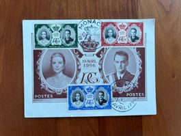 Postkarte Monaco 1956 Erstag  (M540)