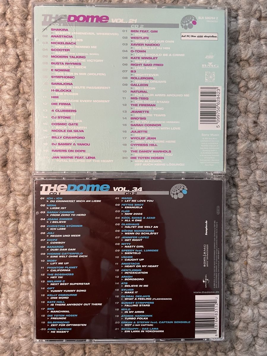 CD: 2x The Dome Vol. 21+34 – Usato da Reinach AG venduto da trigger7811 1