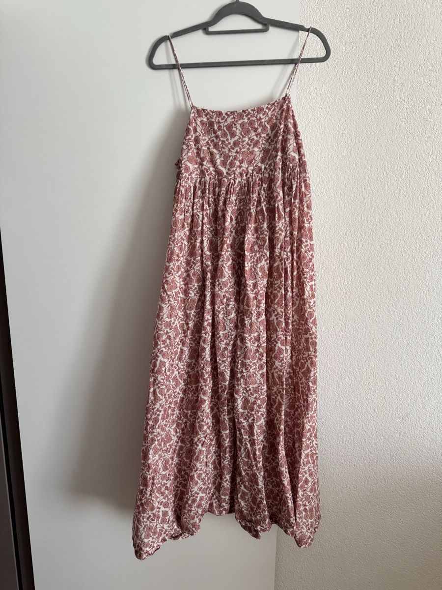 Mango Kleider: Sommerkleid gemustert mit Spaghettiträgern von Mango – Gebraucht aus Sulgen von a_fonsi