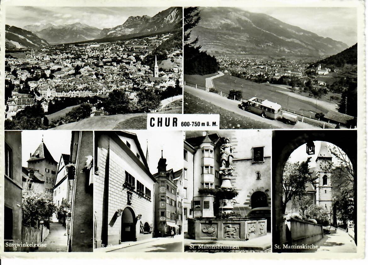 Ansichtskarten: Chur – Gebraucht aus Hochdorf von Ziegel-16