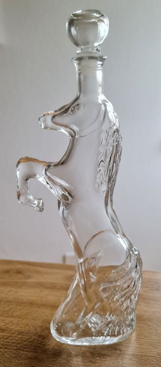Autres: (Schnaps-) Flasche aus Glas in Form eines Pferdes – D'occasion à Sempach Station par Semion