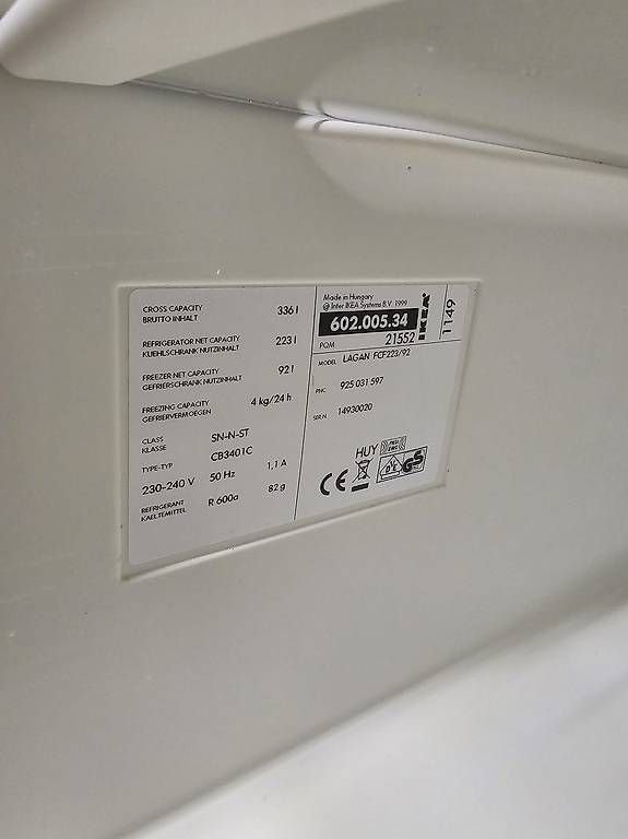 Kühlschrank: Frigorifero Ikea con congelatore  – Gebraucht aus Viganello von HaniHela 3