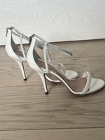 Sebastian Milano White Heels, Size 37, EUC, Summer!