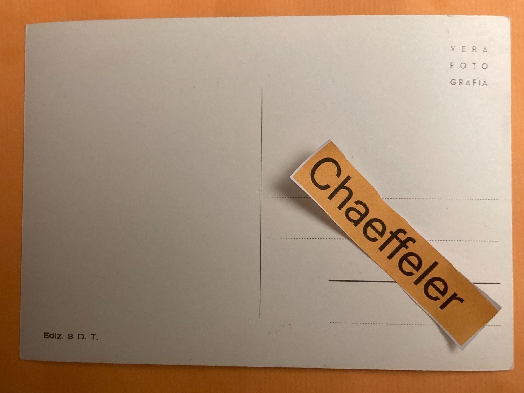 Cartes postales: Ne Li dai un bacio ? – D'occasion à Zürich par Chaeffeler 1