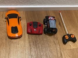 2 ferngesteuerte Autos, Lamborghini und Offroad-Auto