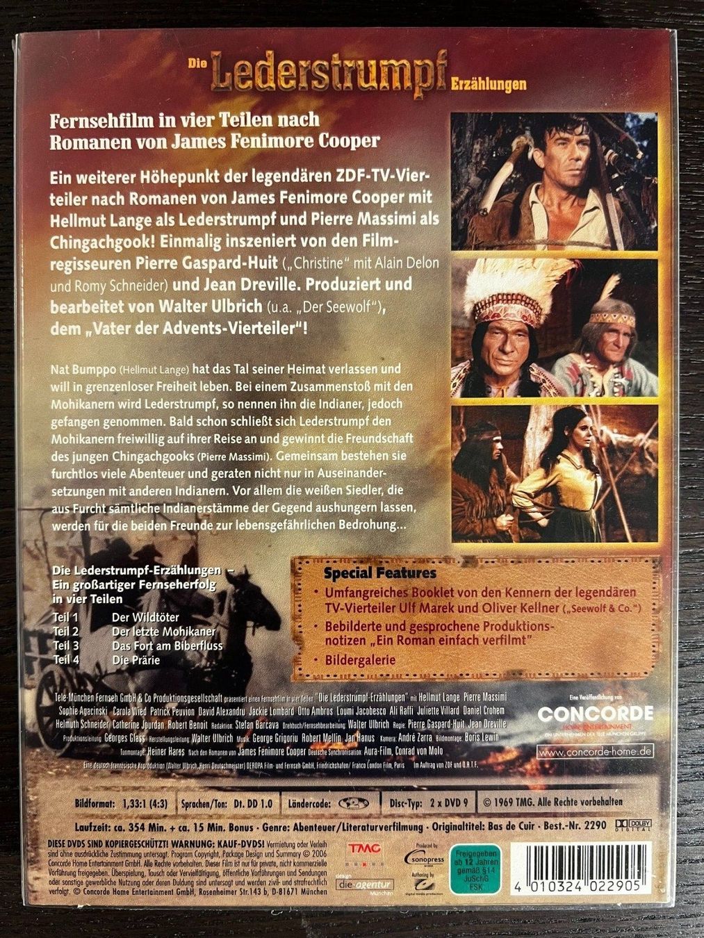 Tutti i DVDs: Die Lederstrumpf Erzählung – Usato da Zürich venduto da FilmFreunde 1