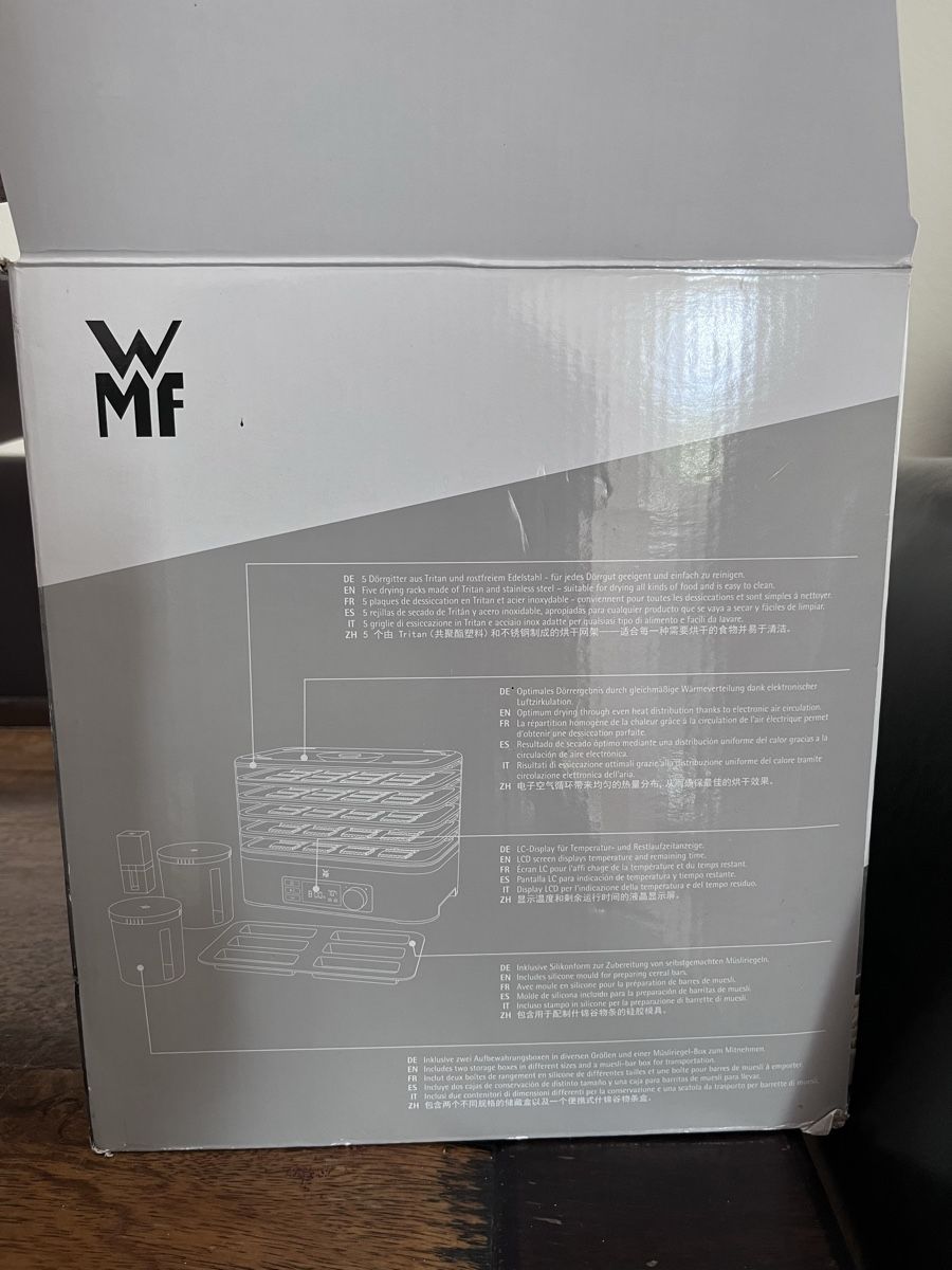 WMF Elettrodomestici da cucina: WMF KITCHENminis Dehydrator Snack to go new – Usato da Zürich venduto da fil_8y7r 5