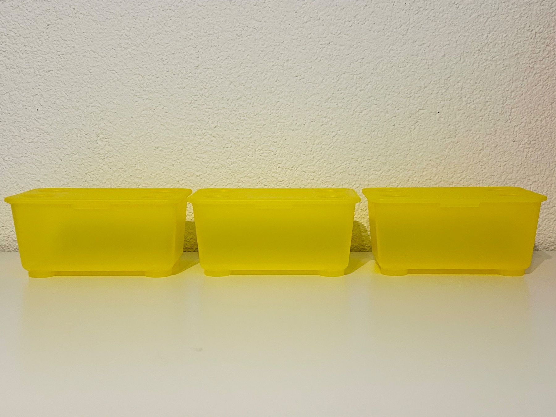 Ikea Contenitori & Simili: IKEA / 3 x GLIS Small Box (gelb) – Usato da Dietlikon venduto da corou_2022 3