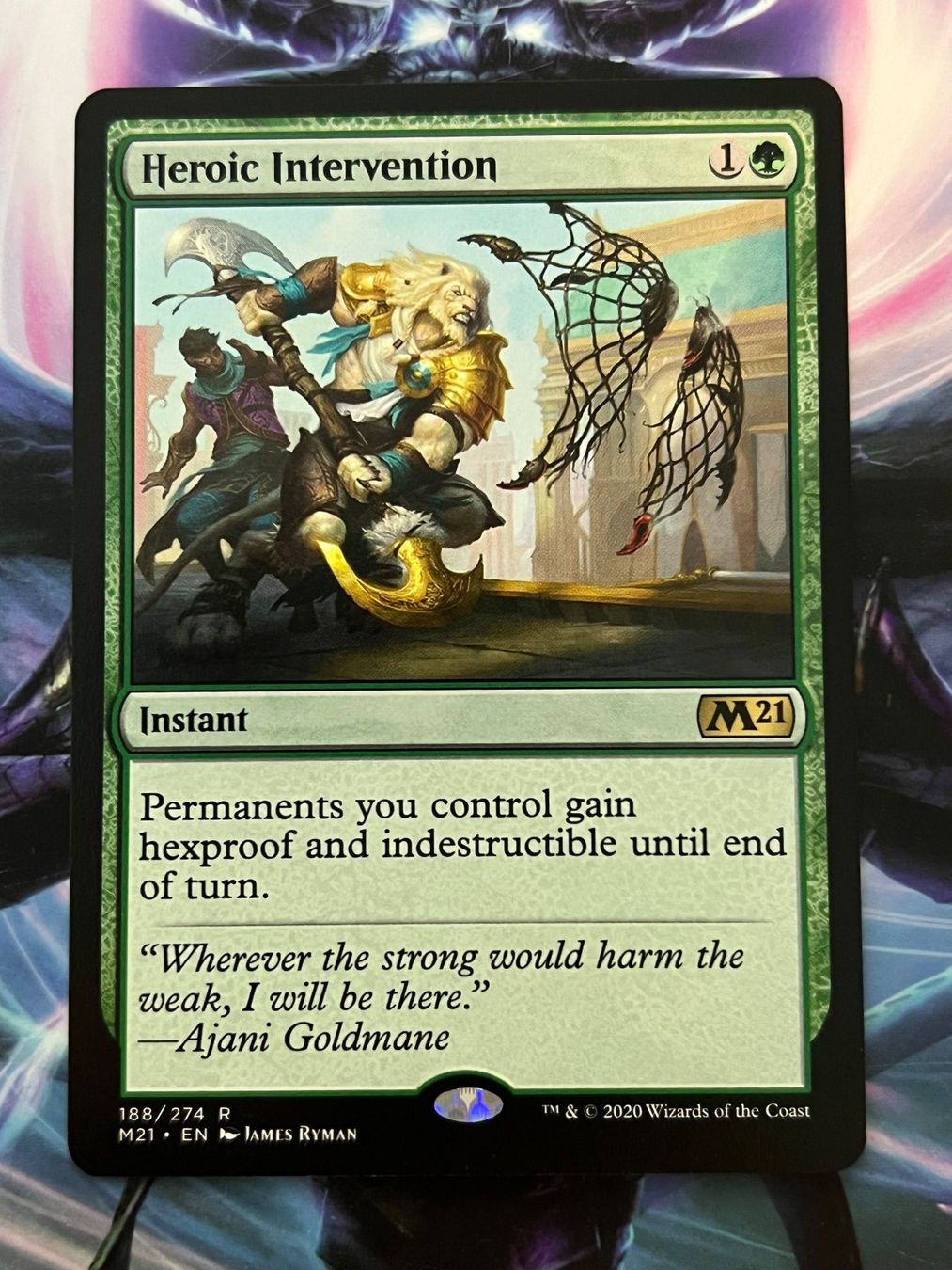 Magic The Gathering Carte collezionabili: Magic The Gathering - Heroic Intervention ✨ – Usato da Wil SG venduto da Eric274