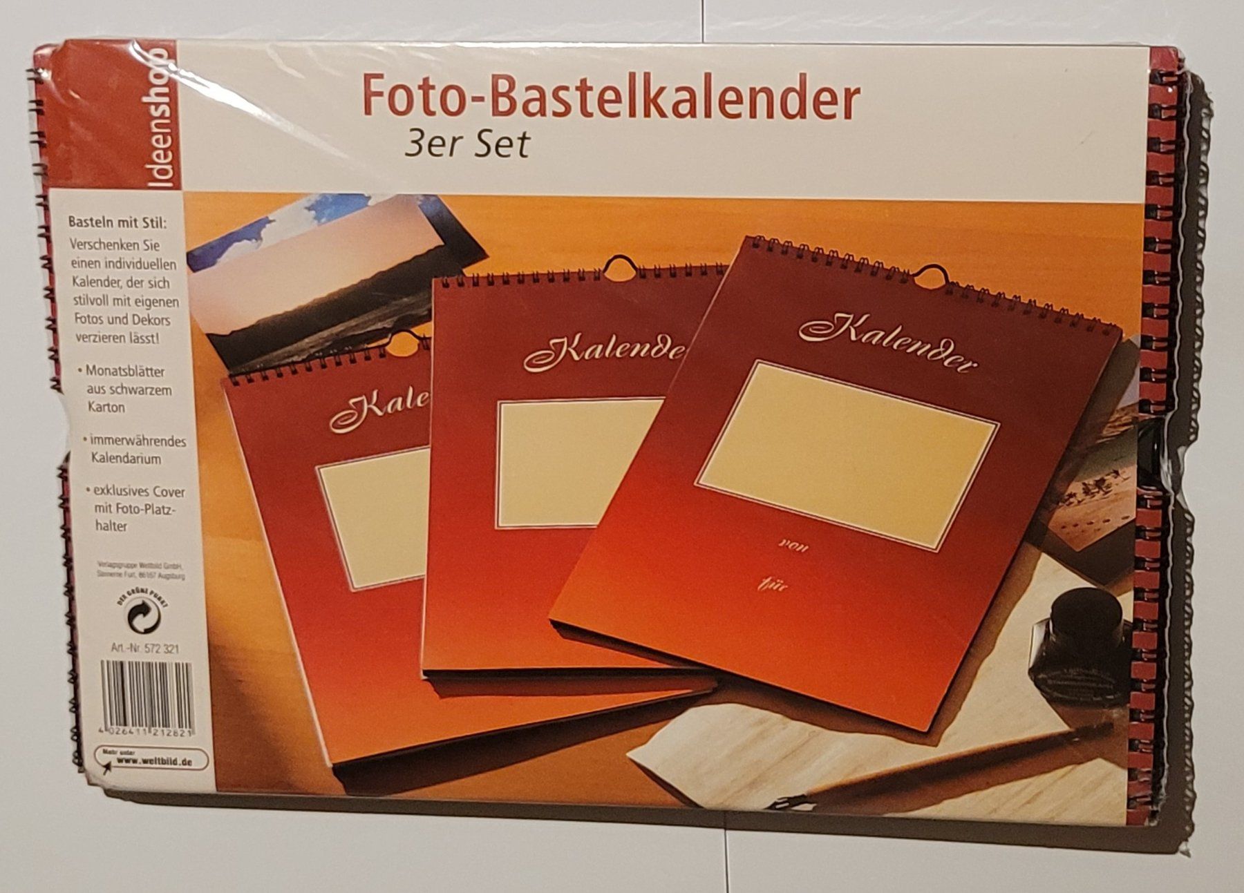 Calendari: 3x Foto-Bastelkalender – Nuovo e nell'imballaggio originale da Zürich venduto da Avd 1