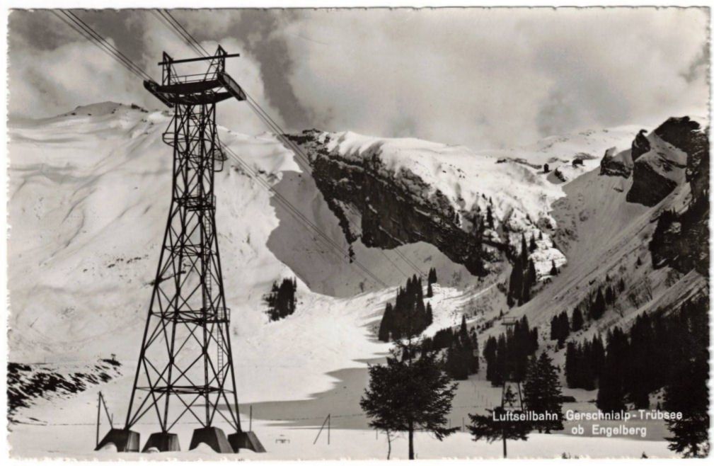 Cartoline postali: Engelberg - Luftseilbahn Gerschnialp--Trübsee – Usato da Binningen venduto da Mountainrider
