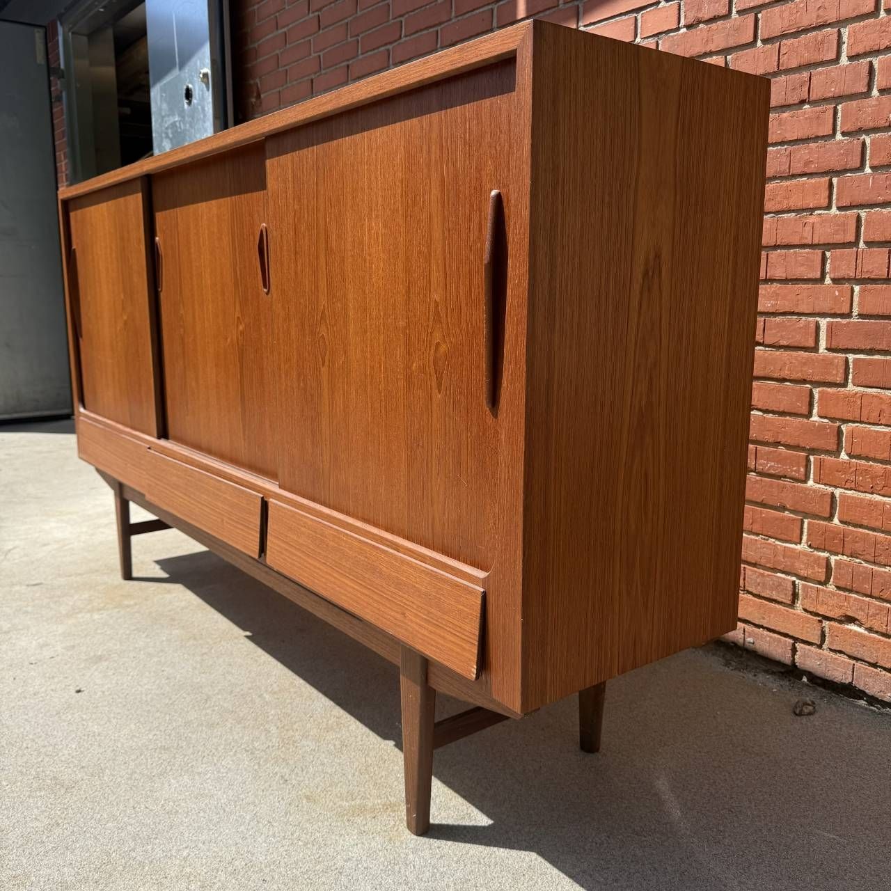 Cassettiere: Mid-Century Teak Sideboard Vintage Kommode #2 – Usato da Oberrieden venduto da Knut8 4