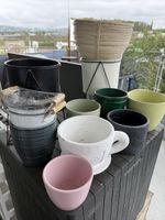 Diverse Übertöpfe Blumentoepfe - viele verschiedene!