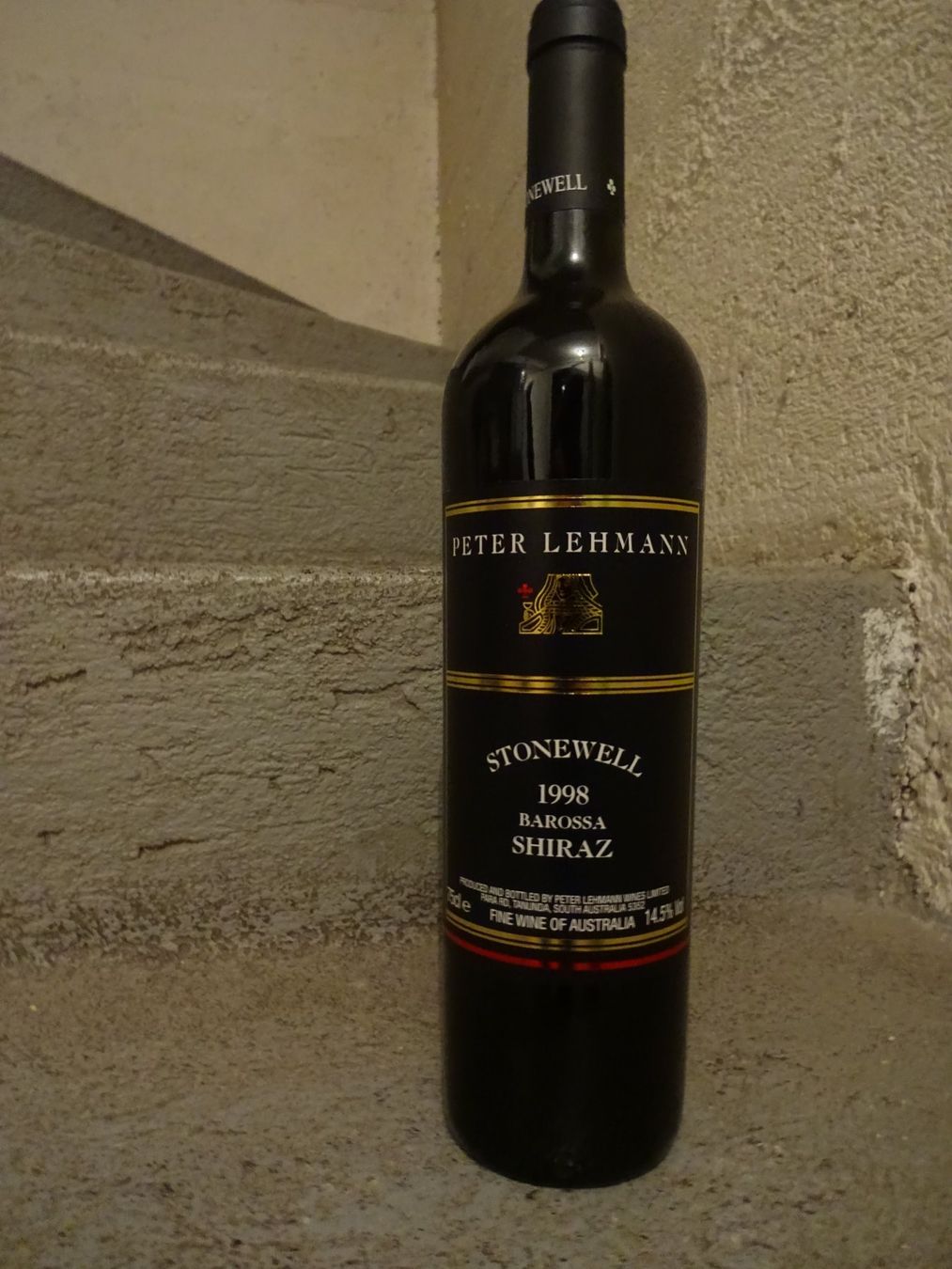 Wein: 1998  -  Peter Lehmann  "Stonewell" – Neu (gemäss Beschreibung) aus Cham von mktreasure