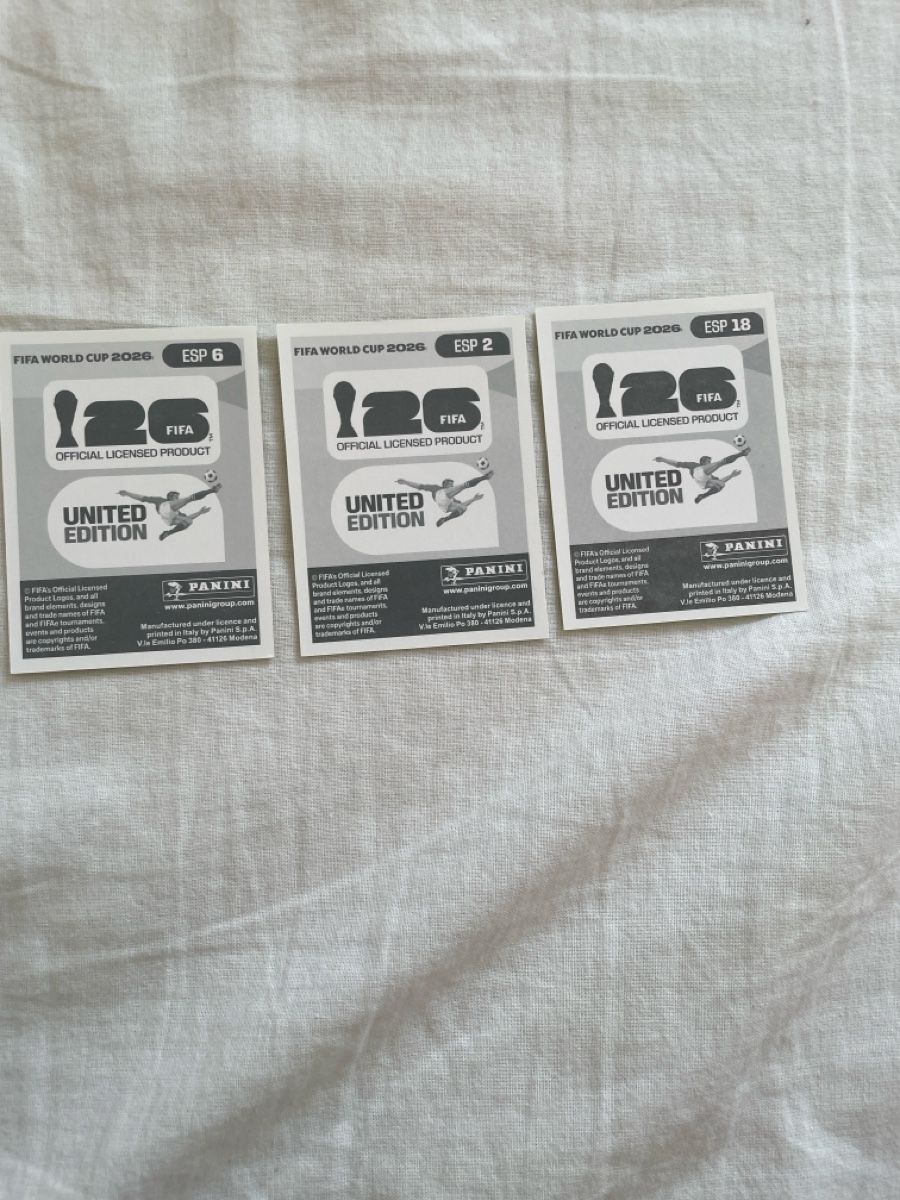 Panini Sammelbilder & Trading cards: ESP6,ESP2,ESP18 – Neu (gemäss Beschreibung) aus Weinfelden von kingofqueens03 1