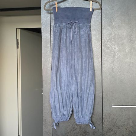 🐸 NILE HAREMSHOSE XS HOSE HELLBLAU LUFTIG LEICHT WIE NEU