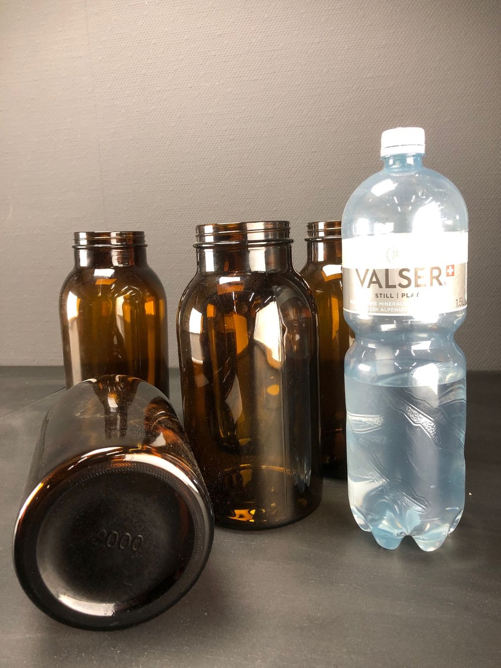 Altro in Stoviglie & Bicchieri: 5x Weithalsflasche, 2000ml. Braun, Huberlab 5 grosse Weithal – Usato da Laufenburg venduto da industrial-silence 4