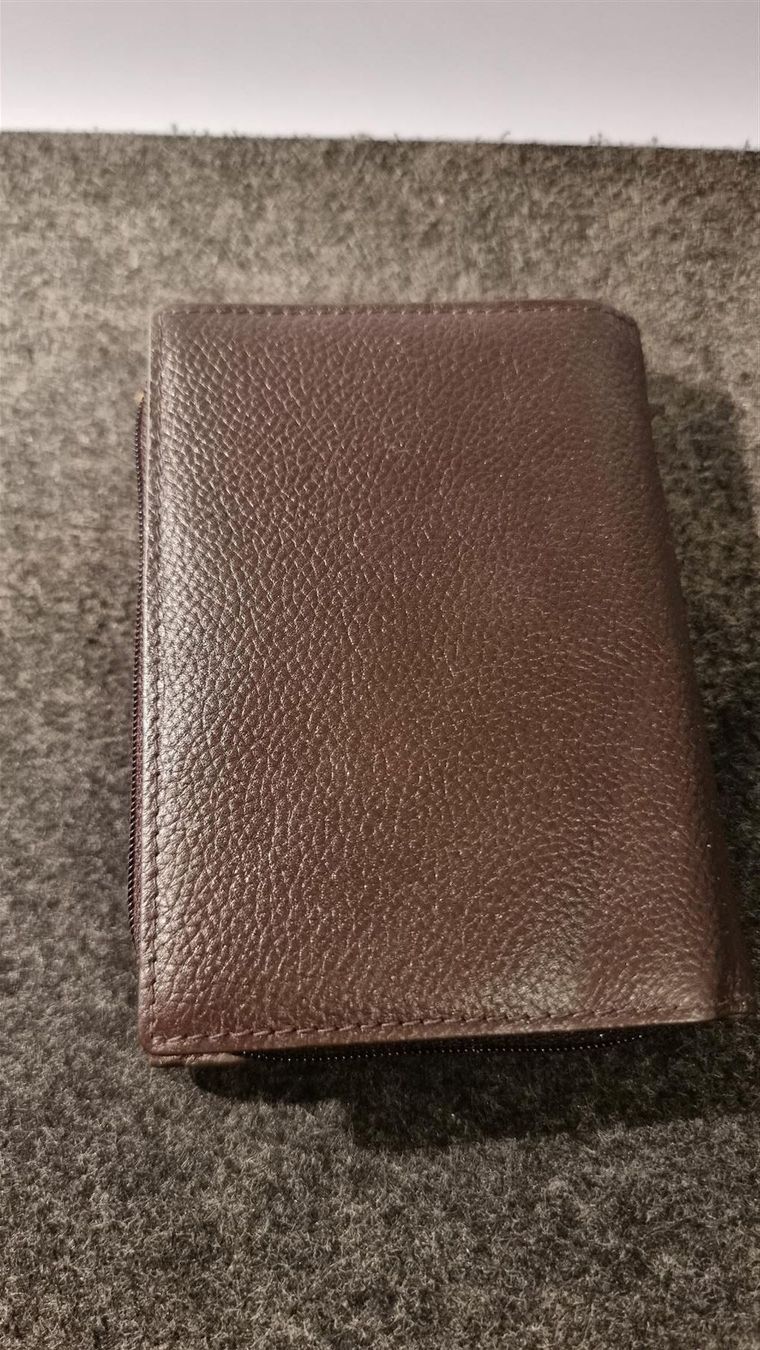 Brieftaschen: Portemonnaie aus Leder braun – Neu (gemäss Beschreibung) aus Rebstein von James-Dean 2