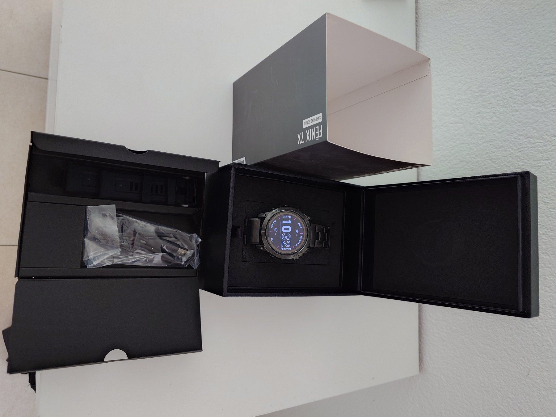 Fenix Smartwatch: Garmin Fenix 7x Saphir Solar – Gebraucht aus Leytron von Bell57 1