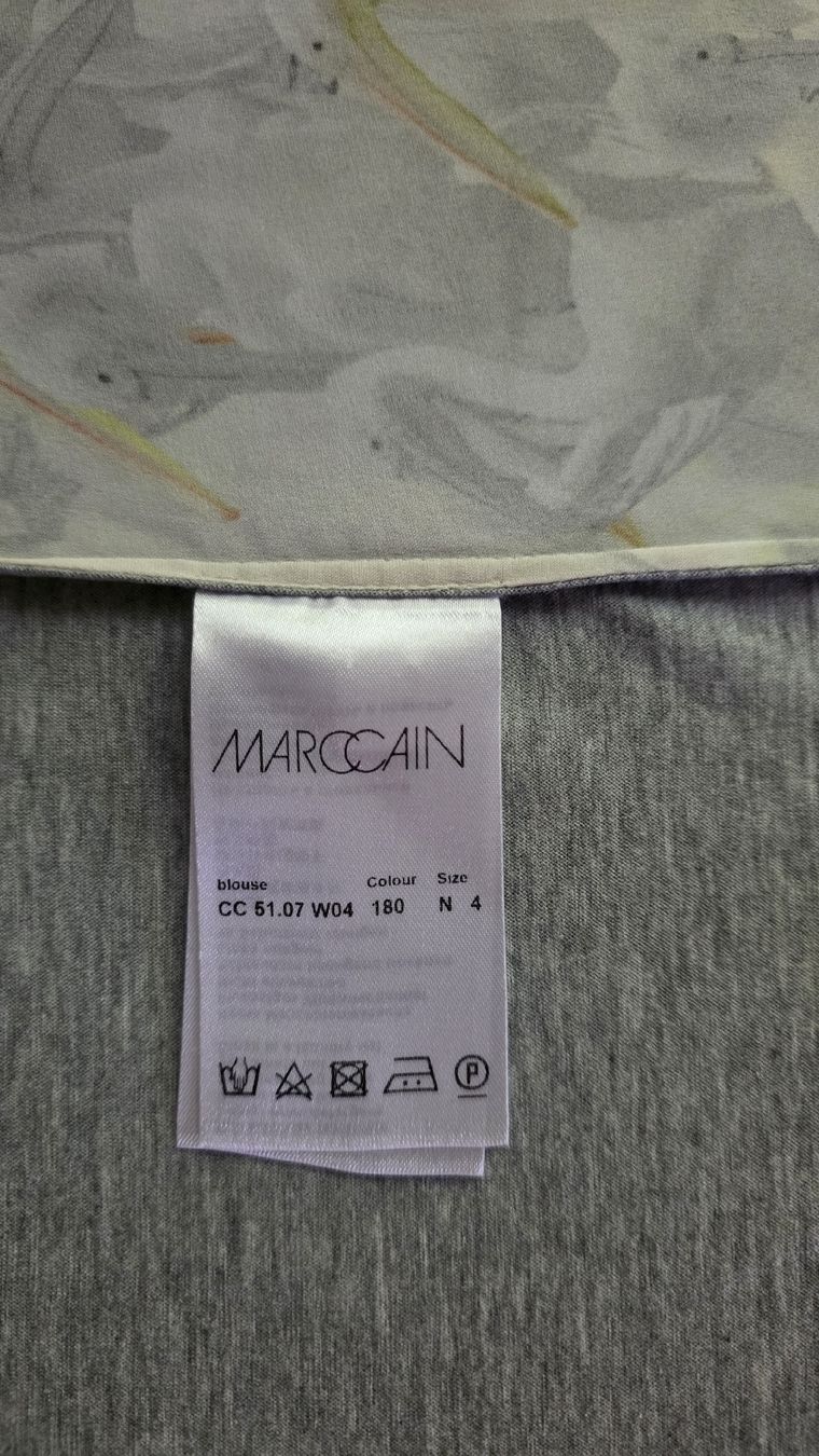 Marc Cain Camicette: Marc Cain Blusenshirt mit Pelikan-Print Gr.40 – Usato da Seewis Dorf venduto da kai_zg5c 4