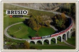 Blechschild-RHB-BRUSIO-KREISVIADUKT