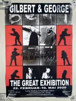 Signed Gilbert & George "The Great Exhibition" Poster