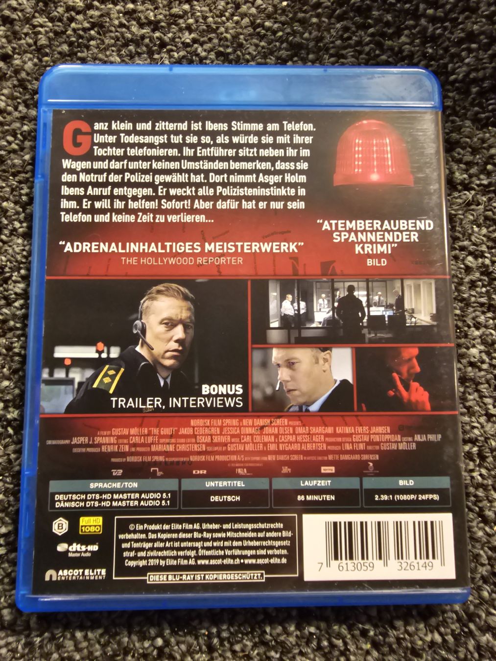 Tous les DVDs: The Guilty Blu-ray – D'occasion à Ruswil par jan_bxl5 1