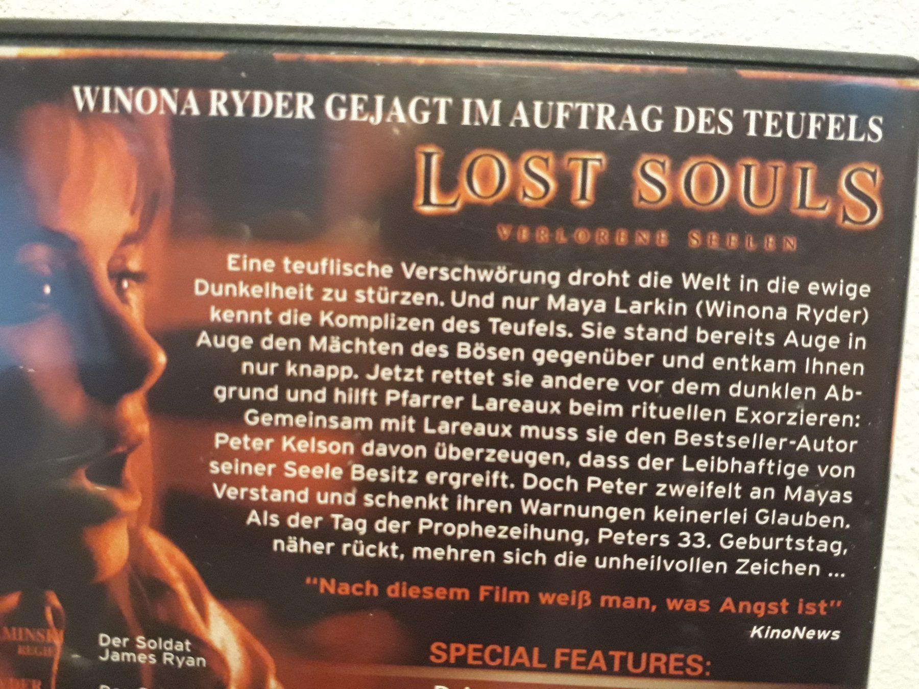 Tutti i DVDs: DVD LOST SOULS – Usato da Freudwil venduto da Feenland2010 2