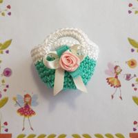 Mini Täschli Tasche gehäkelt 854
